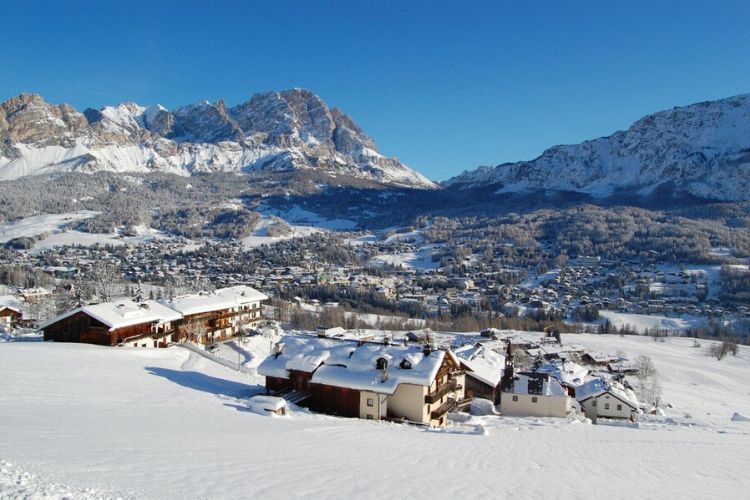station de ski de Cortina d'Ampezzo, Italie
