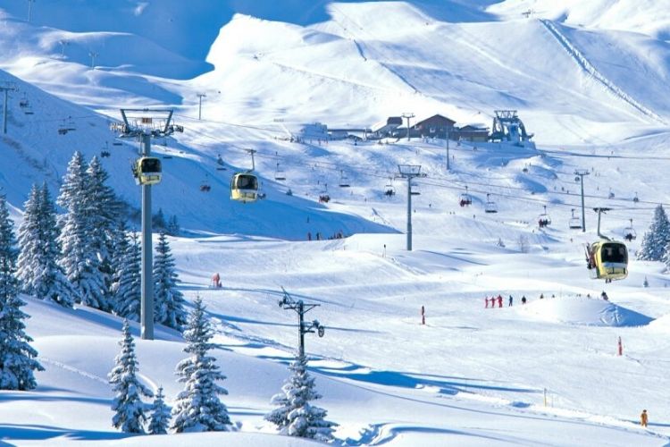 station de ski de Courchevel, France