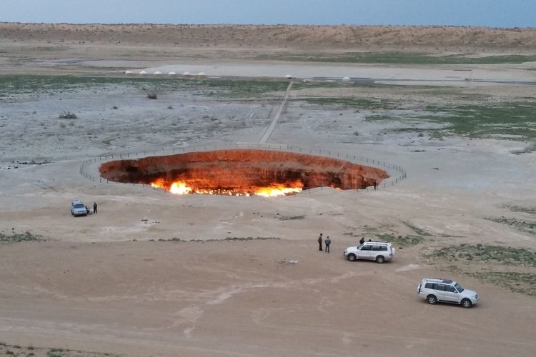 portes de l'enfer, Turkménistan
